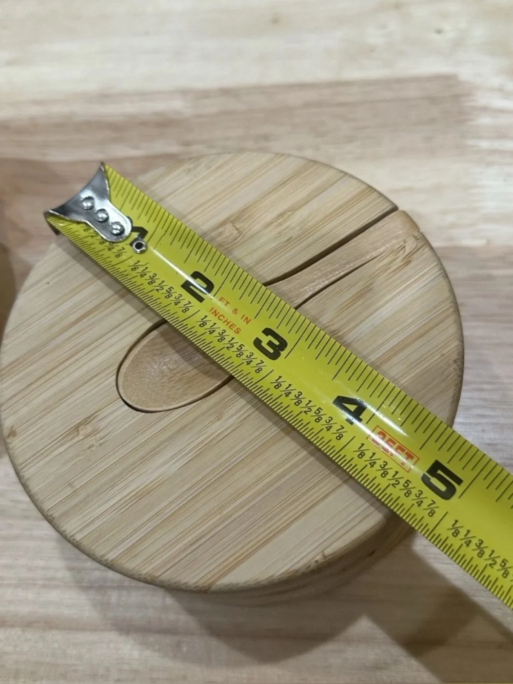 Wooden Cellars natural color seasoning salt & pepper two piece with spoons 🥄 🧂